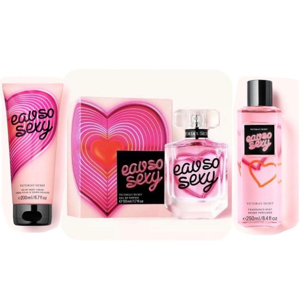 3 Victoria's Secret Eau So Sexy fragran.. set